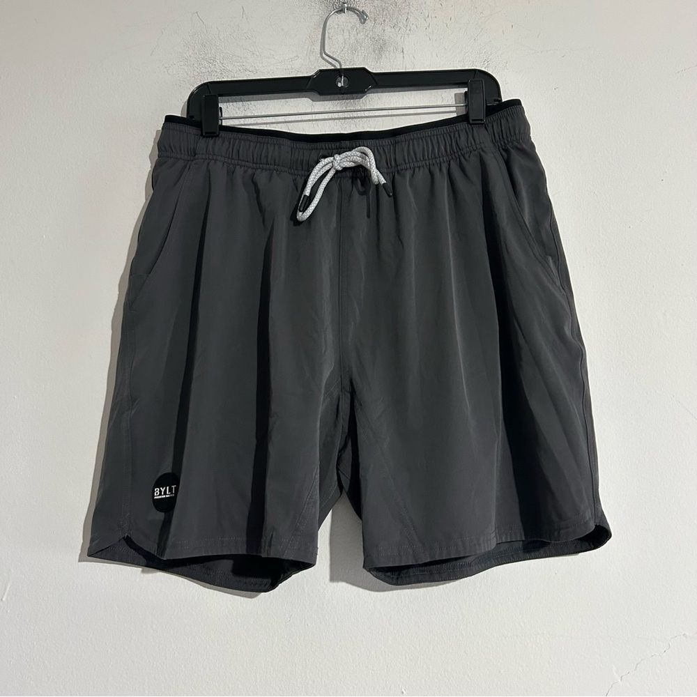 BYLT Basics Active+ Lined Shorts Charcoal Grey Size XL Casual Active Workout Gym